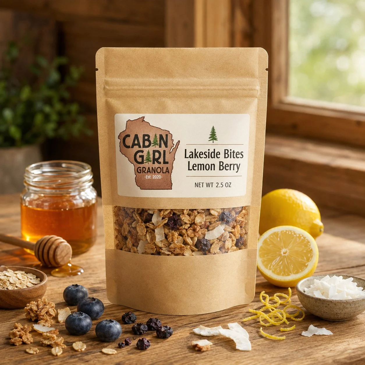 Lakeside Bites Lemon Berry Granola